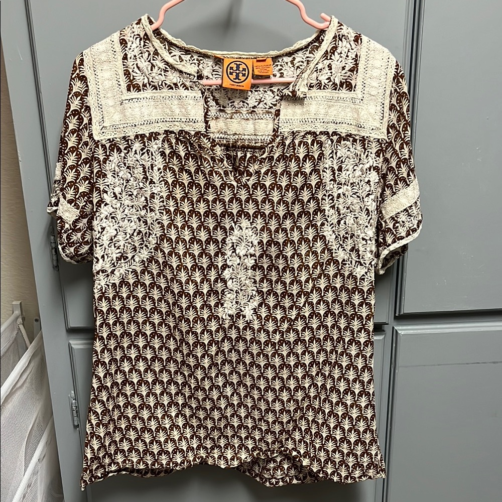 Tory Burch Embroidered Blouse